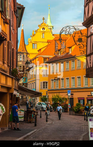 Colmar, ville pittoresque, Alsace, France Banque D'Images
