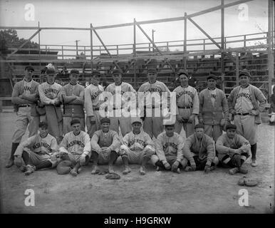 L'équipe de baseball de Washington, 1912 Banque D'Images