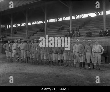 L'équipe de baseball de Richmond en Virginie, 1912 Banque D'Images