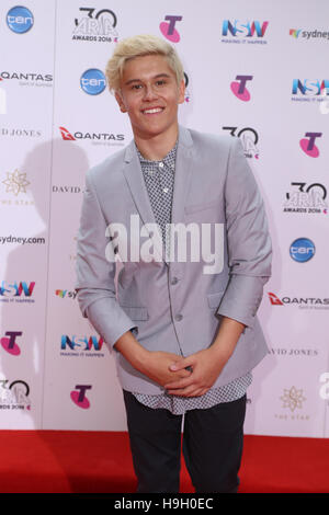 Sydney, Australie. 23 novembre 2016. Waetford ima arrive sur le tapis rouge pour le 30e Prix ARIA à l'étoile, Pyrmont, Sydney. Credit : Crédit : Richard Milnes/Alamy Live News Banque D'Images