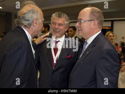 Monaco, Monaco. 23 Nov, 2016. 9ème Forum International Peace and Sport Monaco avec le Prince Albert II de Monaco et d'autres délégués | Verwendung weltweit/alliance photo Credit : dpa/Alamy Live News Banque D'Images