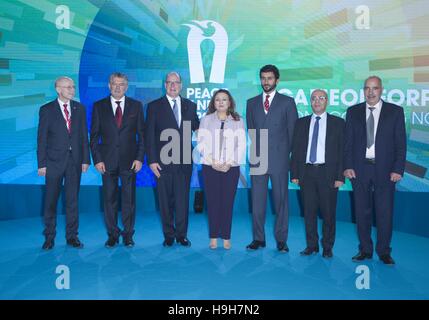 Monaco, Monaco. 23 Nov, 2016. 9ème Forum International Peace and Sport Monaco avec le Prince Albert II de Monaco et d'autres délégués | Verwendung weltweit/alliance photo Credit : dpa/Alamy Live News Banque D'Images