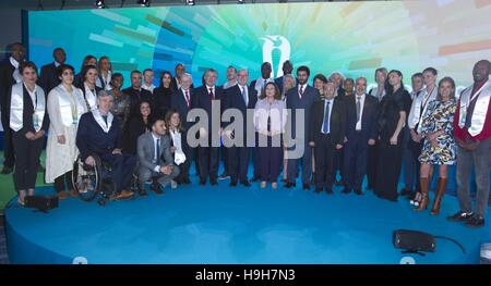 Monaco, Monaco. 23 Nov, 2016. 9ème Forum International Peace and Sport Monaco avec le Prince Albert II de Monaco et d'autres délégués | Verwendung weltweit/alliance photo Credit : dpa/Alamy Live News Banque D'Images