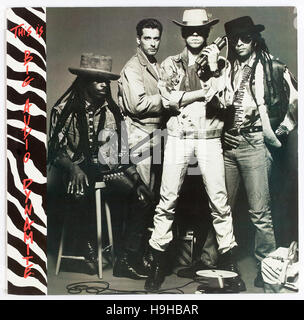 La couverture de 'This is is Big Audio Dynamite', 1985 album de Big Audio Dynamite on Colombia - usage éditorial uniquement Banque D'Images