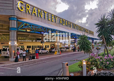 L'aéroport international Grantley Adams, près de Bridgetown, Barbade. Banque D'Images