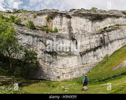 Malham Cove, Yorkshire, UK Banque D'Images