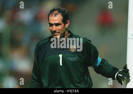 ANDONI ZUBIZARRETA ESPAGNE & FC Valence 29 Juin 1998 Banque D'Images