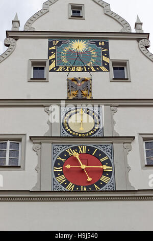 Ratsherrntrinkstube, place du marché, de la vieille ville, Rothenburg ob der Tauber, Franconia, Bavaria, Germany Banque D'Images