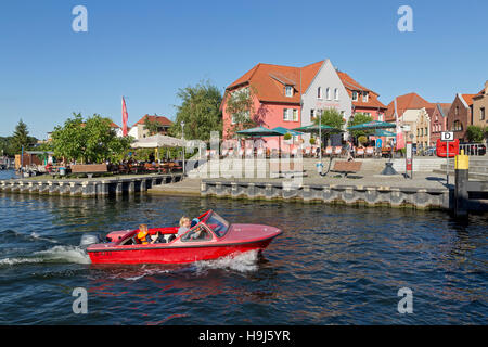 Lake, Malchow, lacs de Mecklembourg, Schleswig-Holstein, Allemagne Banque D'Images