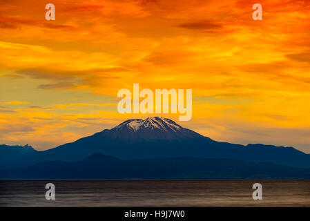 Volcan Calbuco, Chili Banque D'Images
