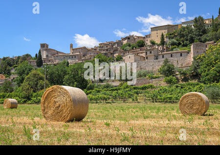 Spello, village médiéval, dans l'ombrie italie Banque D'Images