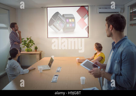 Image composite de l'app Smart watch pour compte Banque D'Images