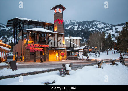 Un Noël Ski Banque D'Images