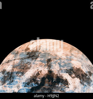 Image composite numériquement de la planète terre Banque D'Images