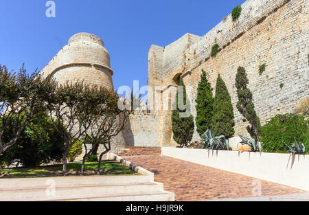 L'Espagne, Îles Baléares, Ibiza, Eivissa, vieille ville Dalt Vila, Portal Nou Banque D'Images