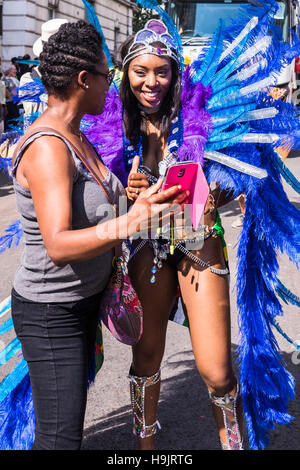 2016 carnaval de Notting Hill, Londres, Angleterre, Royaume-Uni Banque D'Images