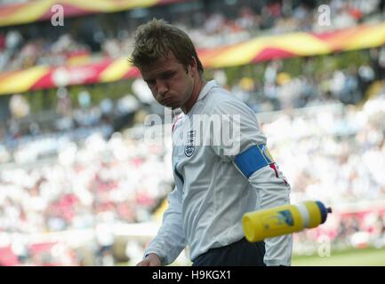 DAVID BECKHAM ANGLETERRE V PARAGUAY FRANKFURT ALLEMAGNE 10 Juin 2006 Banque D'Images