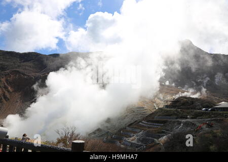 Tokyo Japon Hakone en volcaniques Banque D'Images