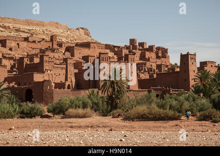 Ksar d'ait-ben-haddou forteresse en province de Ouarzazate. Banque D'Images