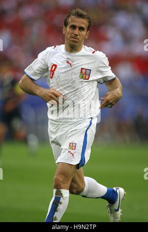 République tchèque Karel POBORSKI ET CESKE BUDEJOV GELSENKIRCHEN ALLEMAGNE COUPE DU MONDE 12 Juin 2006 Banque D'Images