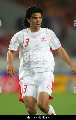 RIADH BOUAZIZI TUNISIE & ERCIYESPOR WORLD CUP STADIUM STUTGART ALLEMAGNE 19 Juin 2006 Banque D'Images