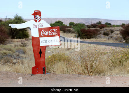 Inscrivez-Coca Cola en Afrique du Sud Banque D'Images