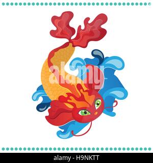 Vector Japanese Koi Fish - illustration EPS vectoriel Illustration de Vecteur