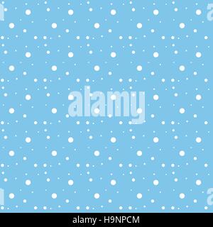 Flocons de neige modèle transparente. Chutes de neige fond. Vector illustration. Illustration de Vecteur