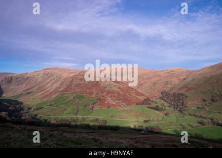 Longsleddale Valley dans le Lake District, en Angleterre Banque D'Images