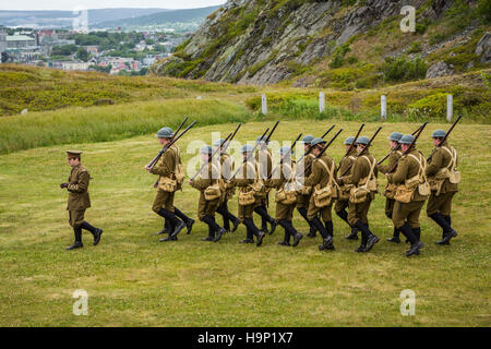 L'événement historique de Signal Hill Tattoo à Saint-Jean de Terre-Neuve et Labrador, Canada. Banque D'Images