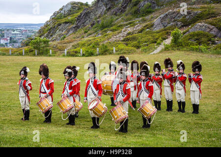 L'événement historique de Signal Hill Tattoo à Saint-Jean de Terre-Neuve et Labrador, Canada. Banque D'Images