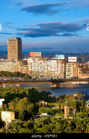 Le Caire et sur le Nil, l'Egypte Banque D'Images
