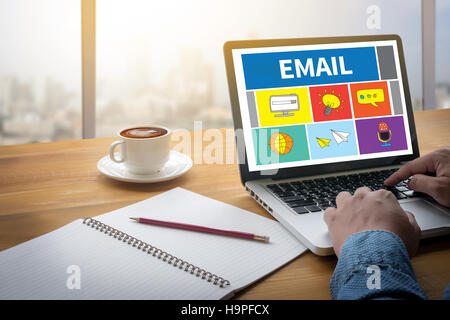 Messagerie Banque D'Images