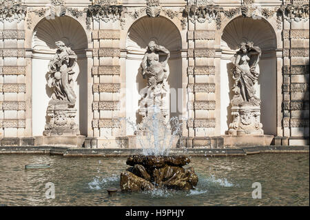 Le Zwinger, Dresde, Saxe, Allemagne, Europe Banque D'Images