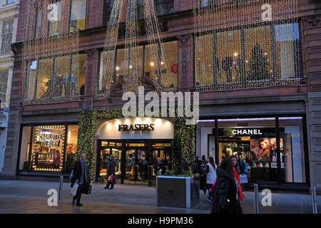 Fraser Dept Store,45,Noël,Buchanan St Glasgow, Écosse, Royaume-Uni Banque D'Images