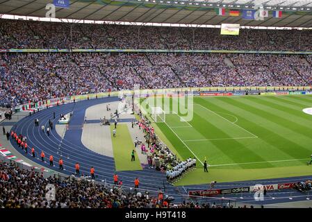 OLYMPIASTADION BERLIN & Italie/FRANCE OLYMPIASTADION BERLIN ALLEMAGNE 09 Juillet 2006 Banque D'Images