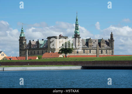 Le Château de Kronborg et forteresse à Elseneur, Danemark Banque D'Images