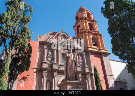 L'Oratorio de San Felipe Neri Eglise dans le patrimoine de l'UNESCO coloniale ville de San Miguel de Allende, Mexique. Banque D'Images