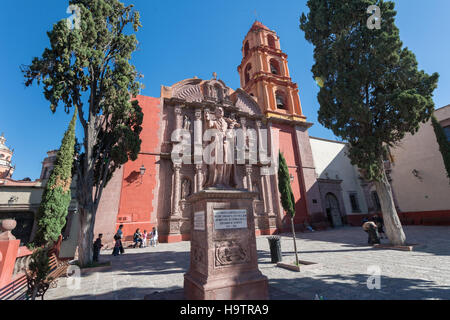 L'Oratorio de San Felipe Neri Eglise dans le patrimoine de l'UNESCO coloniale ville de San Miguel de Allende, Mexique. Banque D'Images