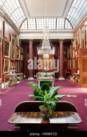 La Galerie à Attingham Park, Shropshire. La galerie photo a été conçu par John Nash en 1805. Banque D'Images