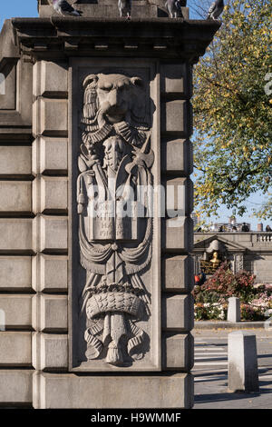 Engineers' Gate dans Central Park, NYC, USA Banque D'Images