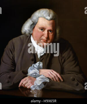 Erasmus Darwin 1731-1802 Médecin et poète.1770 Joseph Wright 1734-1797 peintre anglais angleterre Banque D'Images