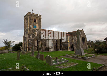 St Helen's Church Cliffe, Kent Banque D'Images