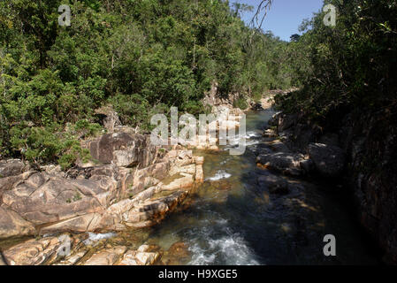 Ling Jianfeng montagnes près de Sanya, sur l'île de Hainan, Chine Banque D'Images