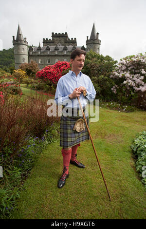 Torquhil Ian Campbell le duc d'Argyll Banque D'Images