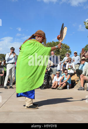 Grand canyon nps 8759304866 Bright Angel Trailhead dévouement - 18 mai, 2013 - 5487 Banque D'Images