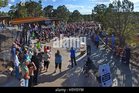 Grand canyon nps 8758008145 Bright Angel Trailhead dévouement - 18 mai, 2013 - 0185 Banque D'Images