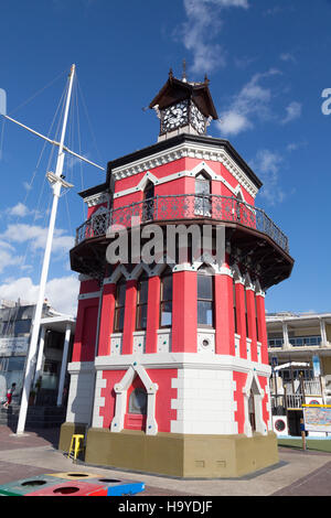 L'horloge, le Waterfront, Cape Town, Afrique du Sud Banque D'Images
