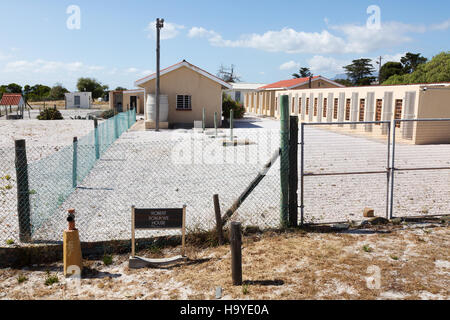 La Maison de Robert Sobukwe, Robben Island, Cape Town Afrique du Sud Banque D'Images