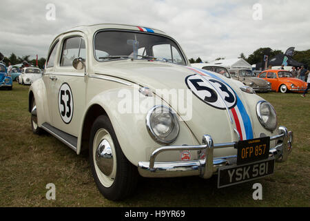 VW Beetle Herbie Voiture à Harewood House festival VW 2016 Banque D'Images